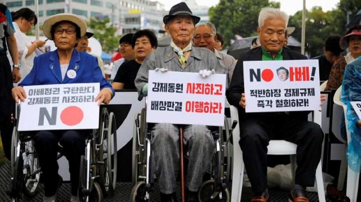 Japonya Gney Kore tazminat fotoraflar resimleri