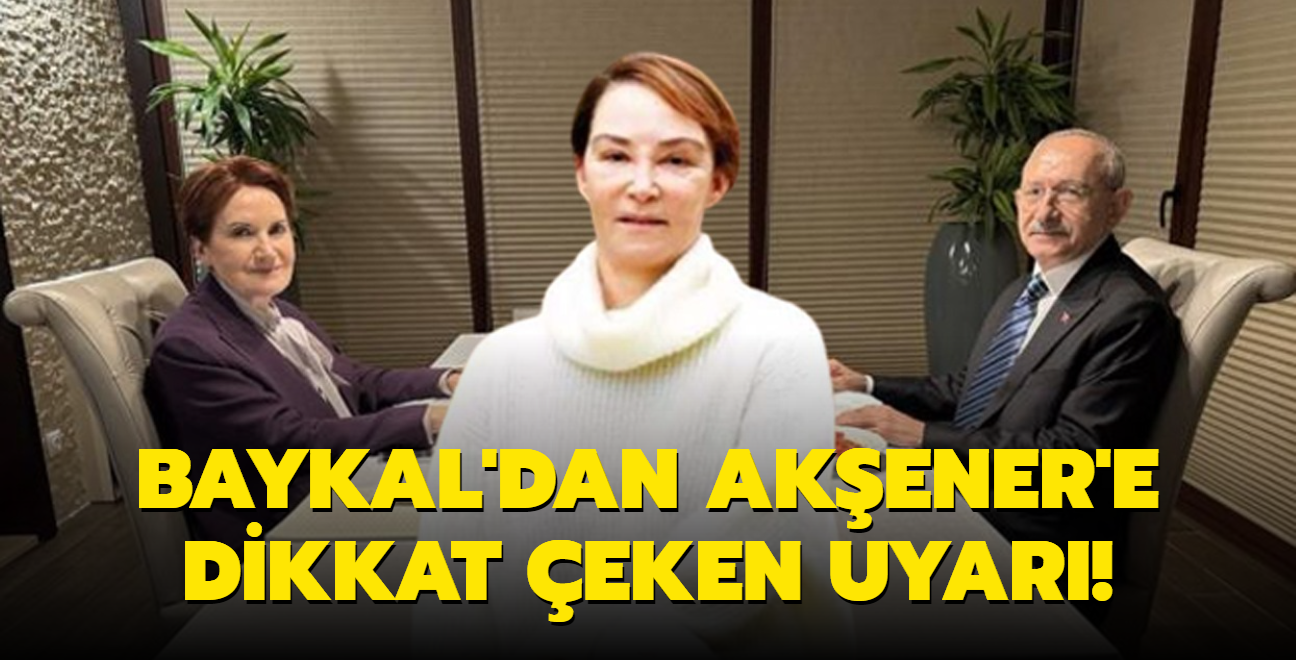 Aslı Baykaldan Akşenere Dikkat çeken Uyarı