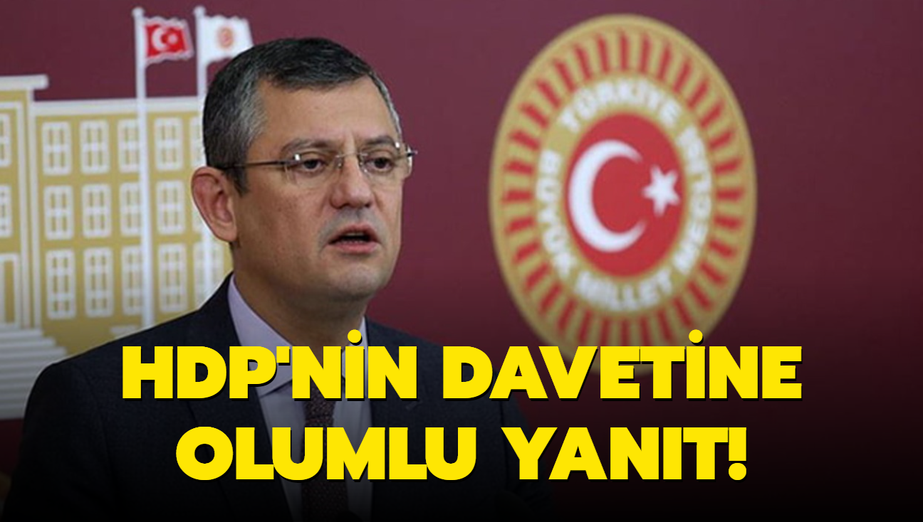 HDP'nin davetine CHP'den olumlu yant