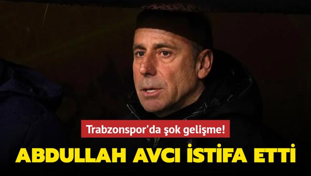 Trabzonspor'da Abdullah Avc istifa etti