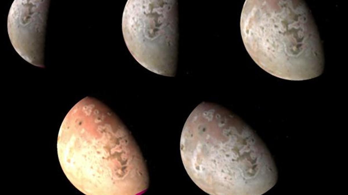 Jpiter'in en byk uydularndan Io ilk kez yakndan grntlendi