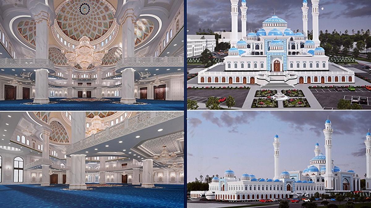Kırgızistan'da 20 bin kişilik cami ve külliyenin temeli atıldı