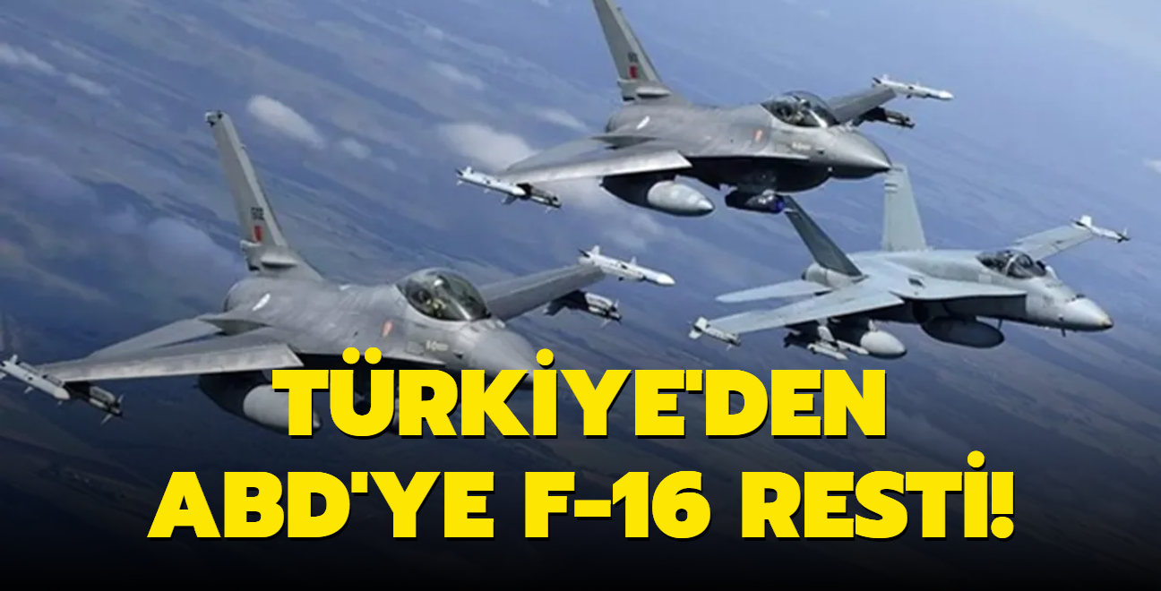 Trkiye'den ABD'ye F-16 mesaj: Elimizde seenekler var!