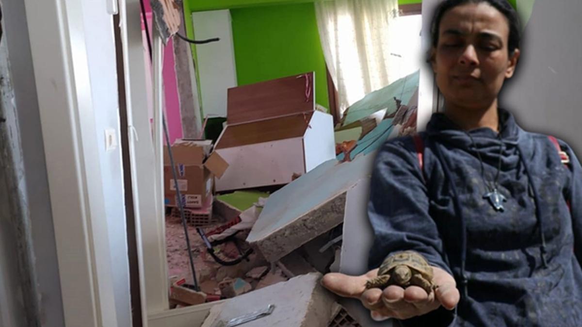 Ar hasarl evine giren depremzede gzlerine inanamad! Tam 38 gn sonra sa buldu