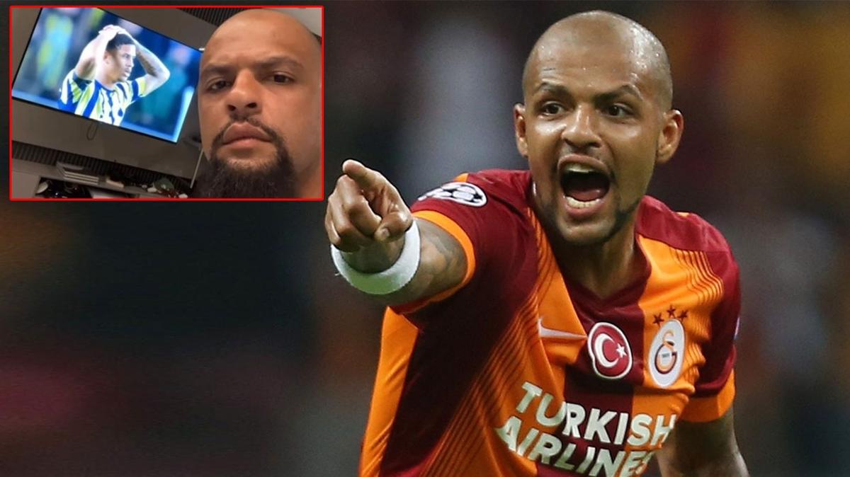 Felipe Melo'dan Fenerbahelileri lgna eviren ma sonu paylam