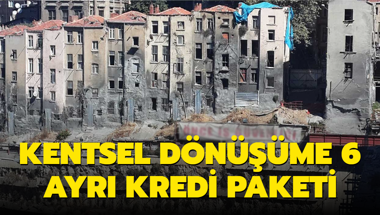 Kentsel dnme 6 ayr kredi paketi