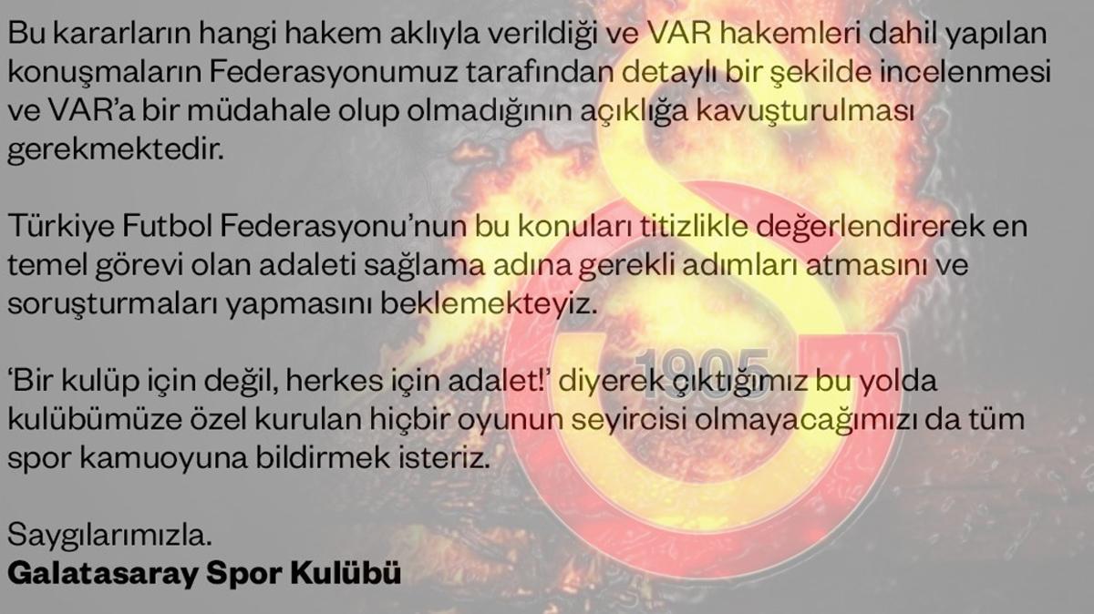 Galatasaray'dan Lale Orta'ya