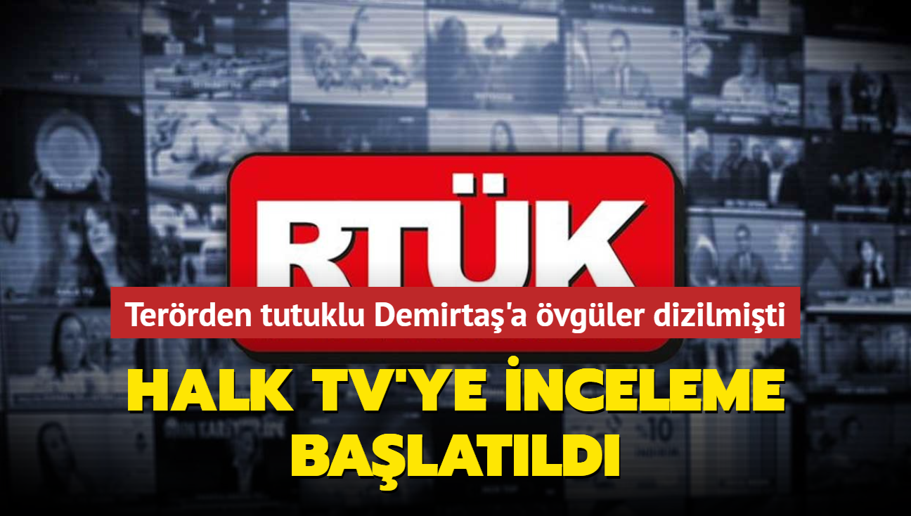 Terrden tutuklu Demirta'a vgler dizilmiti... Halk TV'ye inceleme balatld