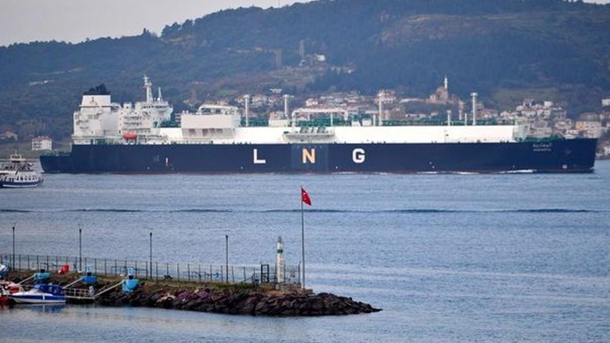 LNG gemileri Trkiye'ye ulat