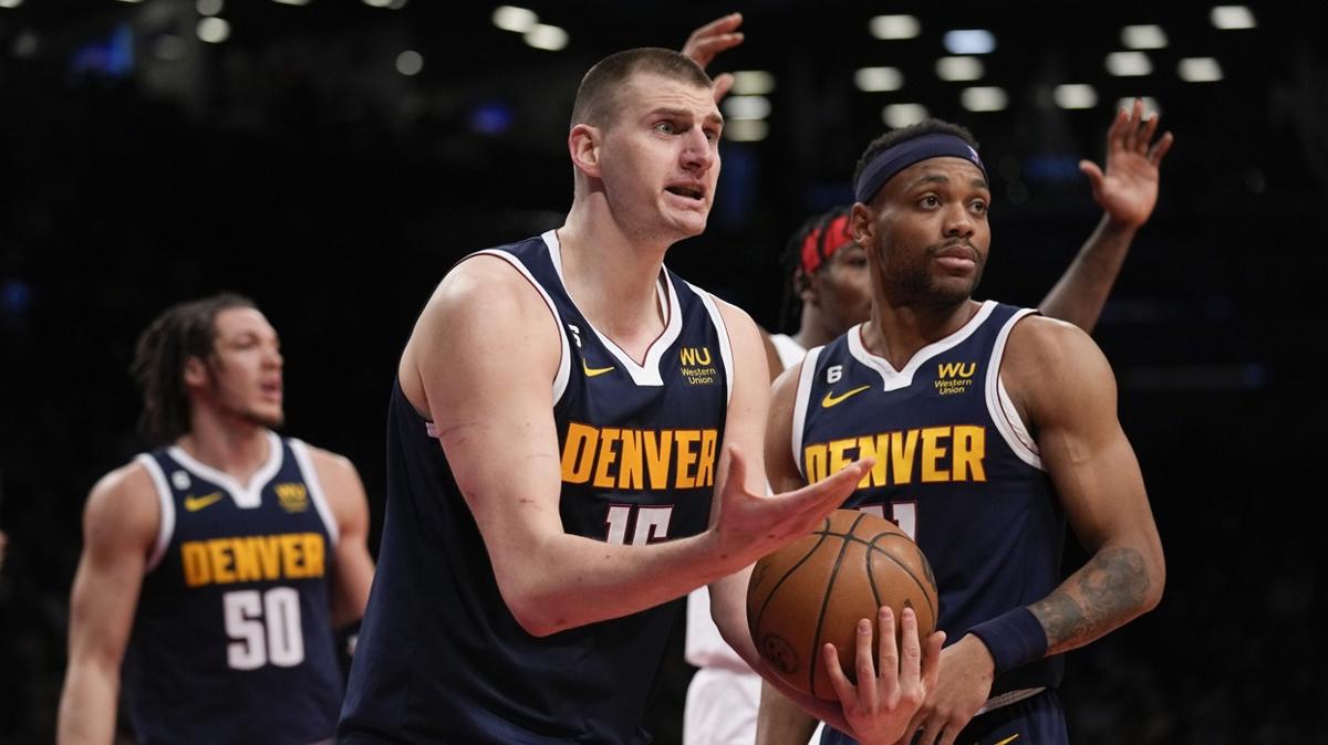 Nikola Jokic 'tripledouble'ı Nuggets'a Nets karşısında galibiyeti getirdi