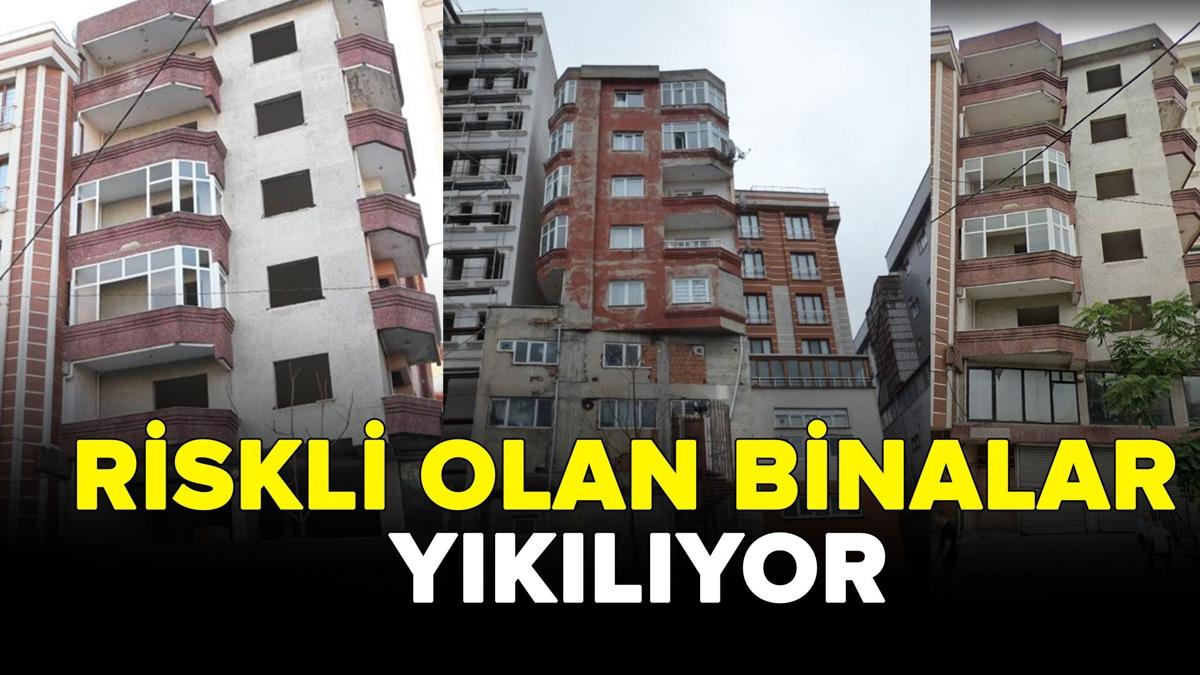 Sosyal medyada gndem olmutu... O bina yklyor