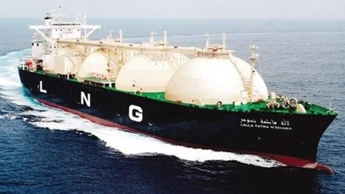Cezayir'den yola kan LNG gemisi Trkiye'de