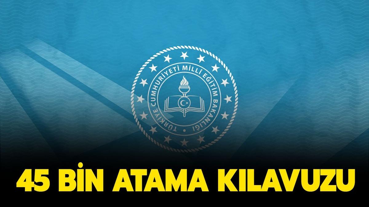 45 bin retmen atama bran dalm ve kontenjanlar! 45 bin retmen atama klavuzu