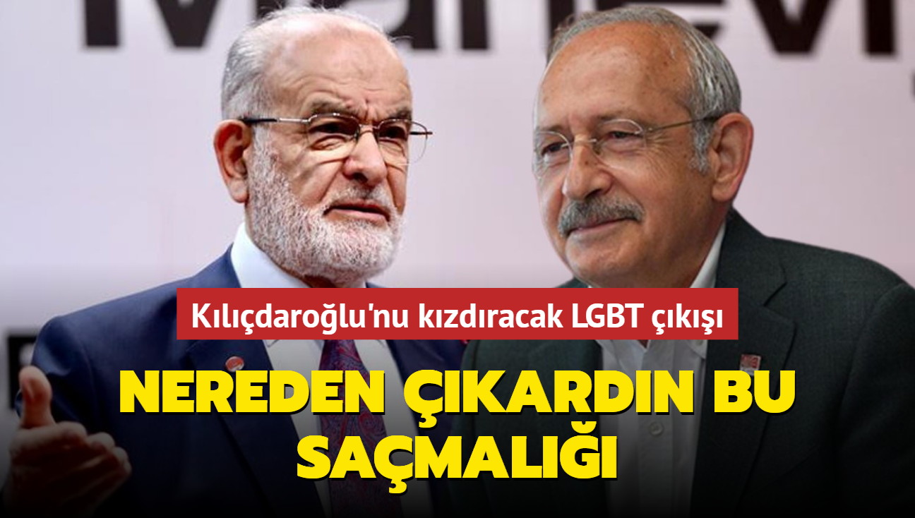 Temel Karamollaolu'ndan Kemal Kldarolu'nu kzdracak LGBT k: Nereden kardn bu samal