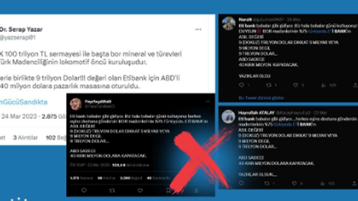 "ABD'li irkete 40 milyon dolara satlyor" iddias yalanland... "Eti Maden'in sat sz konusu deildir"
