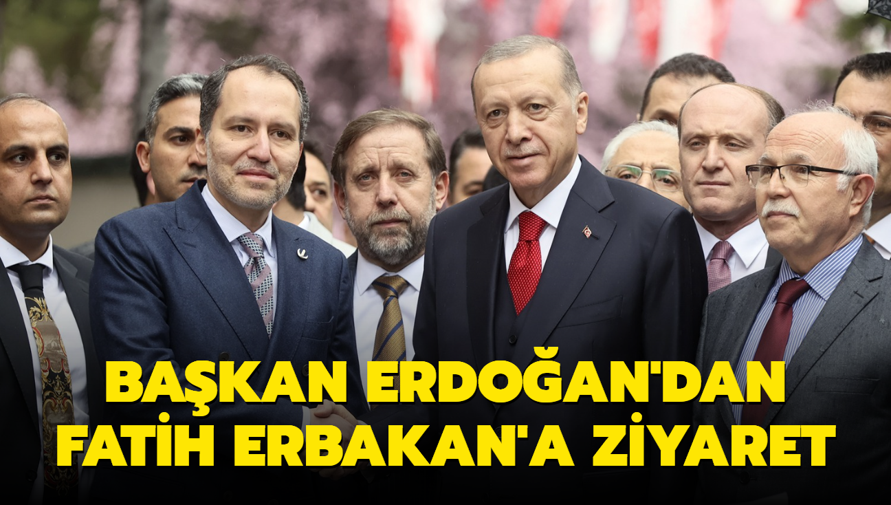 Ba�kan Erdo�an, Fatih Erbakan'la bir araya geldi