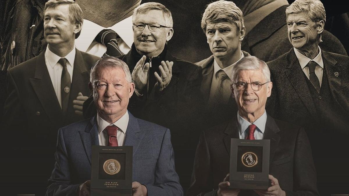 Sir Alex Ferguson ve Arsene Wenger Premier Lig'in onur listesine girdi