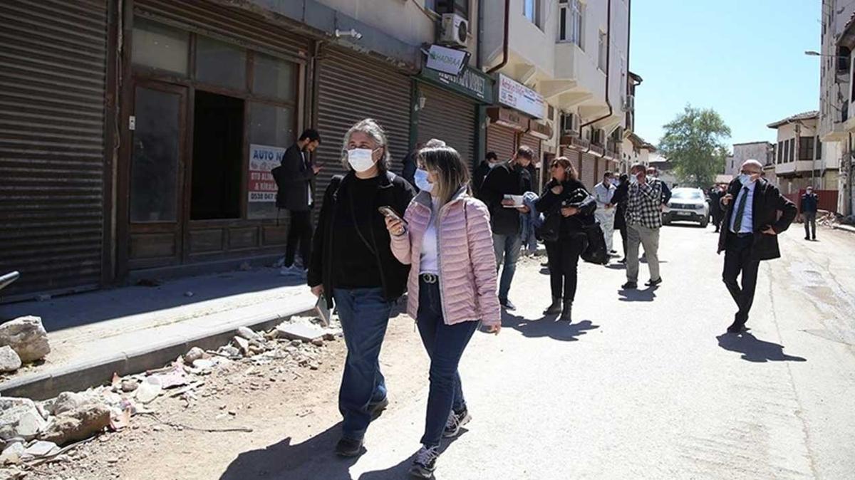 Trkiye Ulusal Risk Kalkan Modeli'ndeki alma gruplar Hatay'da teknik incelemelere balad