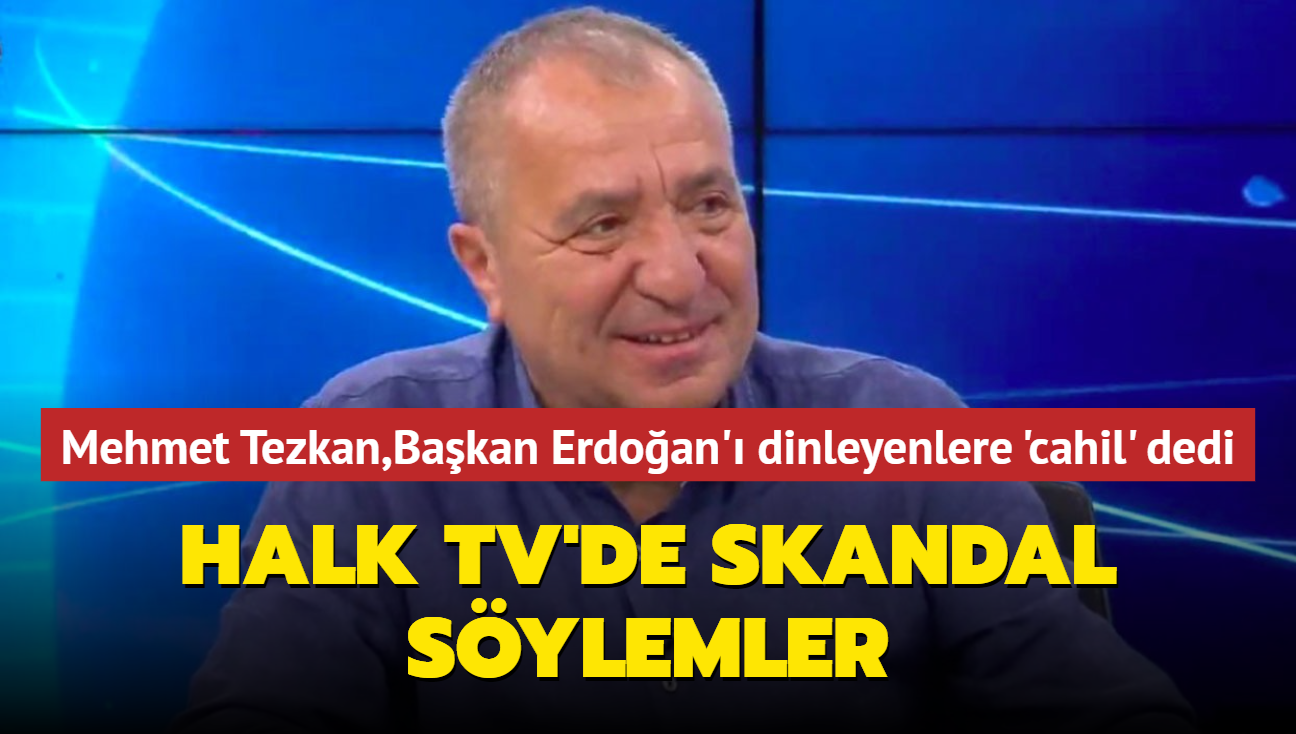 Halk TV'de skandal sylemler! Bakan Erdoan' dinleyenlere 'cahil' dedi