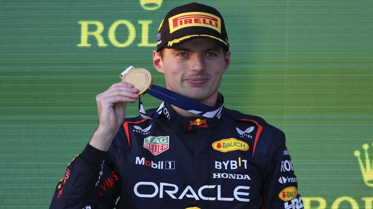 3 kez krmz bayran ekildii yar Max Verstappen kazand