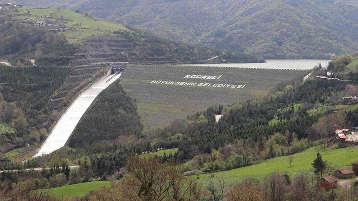 Kocaeli'deki Yuvack Baraj'nn su seviyesi yzde 95'e ulat