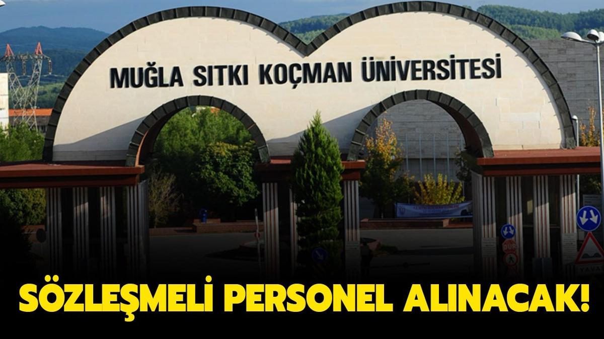 Stk Koman niversitesi szlemeli personel alacak!