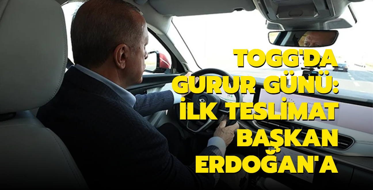 TOGG'da gurur gn! lk Togg bugn Bakan Erdoan'a teslim edilecek