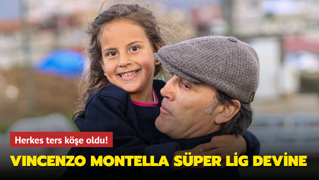 Vincenzo Montella Sper Lig devine! Herkes ters ke oldu