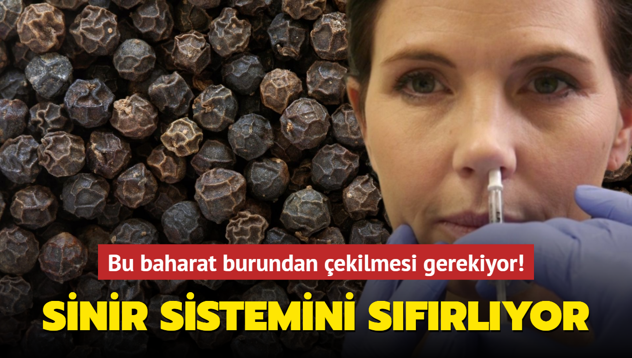 Bu baharatn burundan ekilmesi gerekiyor! Sinir sistemini sfrlyor