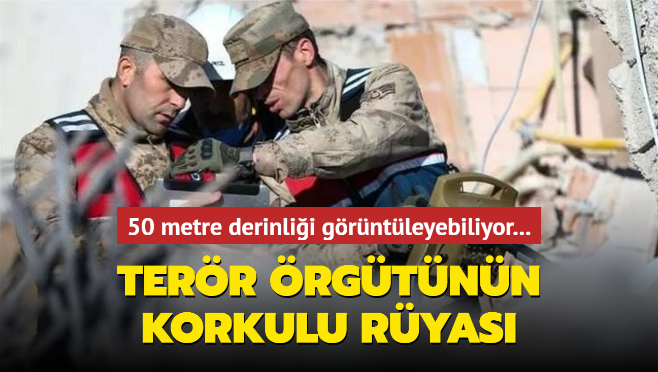 50 metre derinlii grntleyebiliyor... Terr rgtnn korkulu ryas jandarmann envanterinde