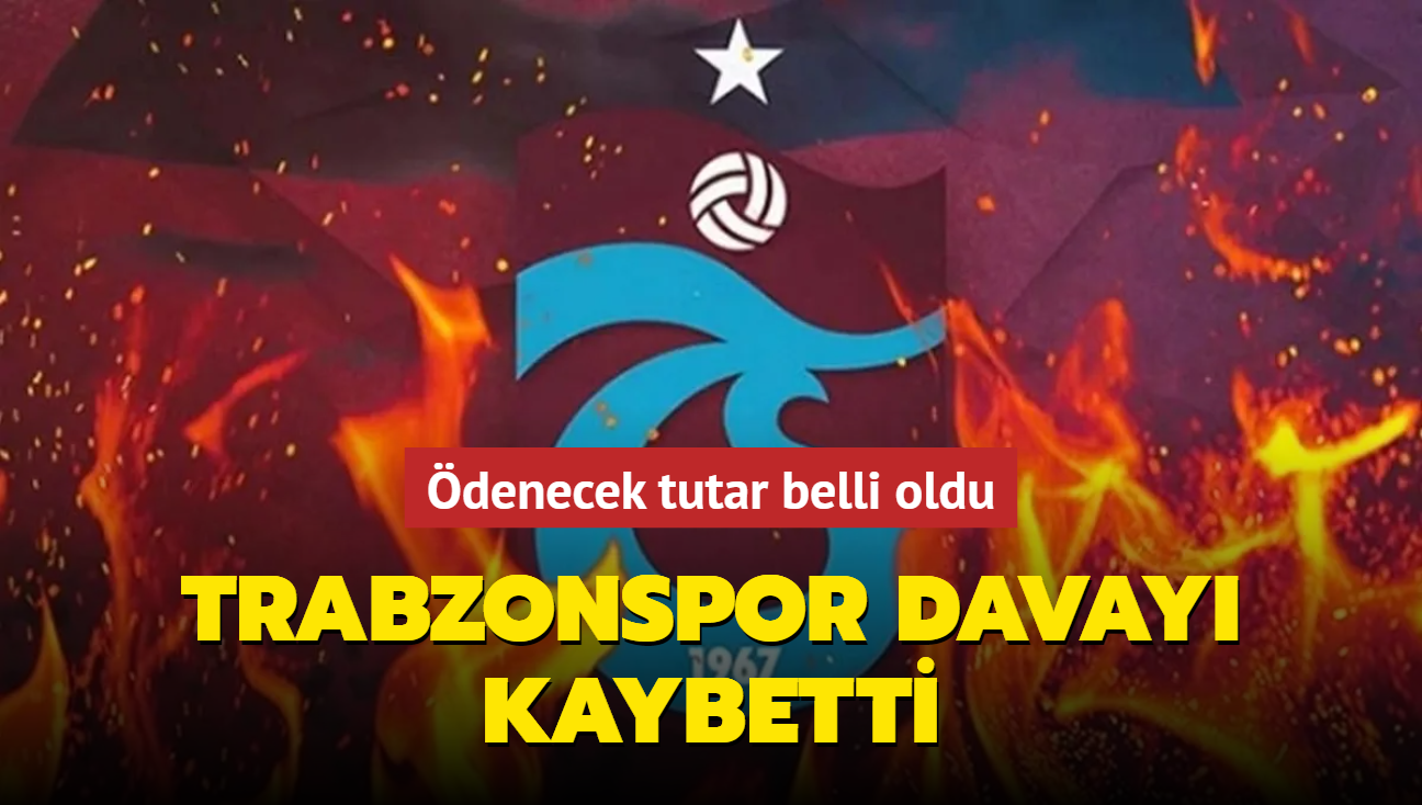 Trabzonspor davay kaybetti
