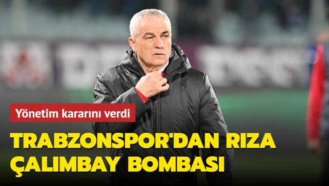 Trabzonspor'dan Rza almbay bombas! Ynetim kararn verdi