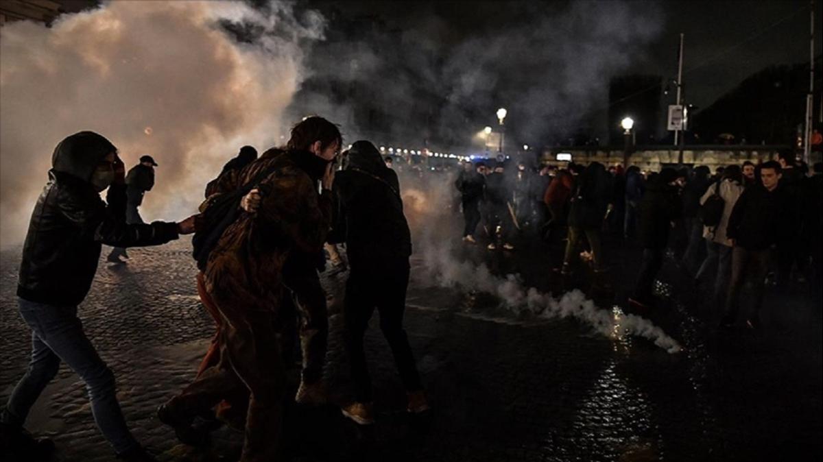 Fransa'da protestolarda yzlerce kii gzaltna alnd