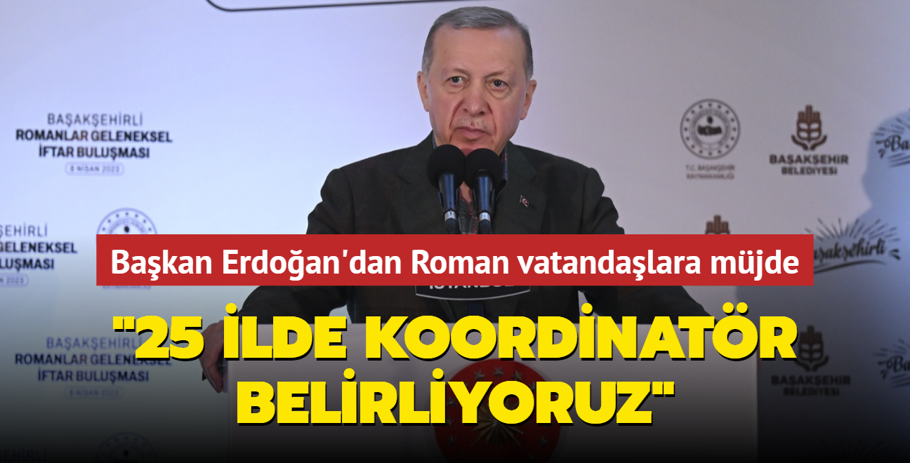 Bakan Erdoan'dan Roman vatandalara mjde... "25 ilimizde koordinatr belirliyoruz"