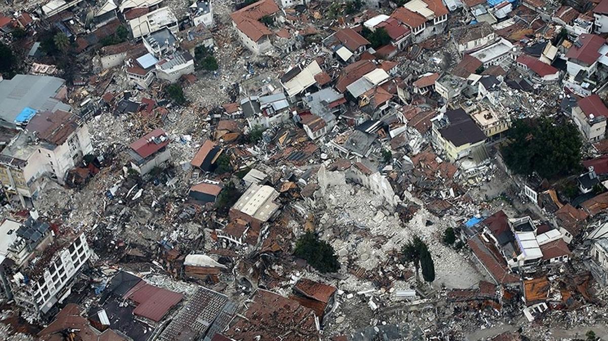 Hatay'daki depremlerde en ar ykm Antakya'da oldu