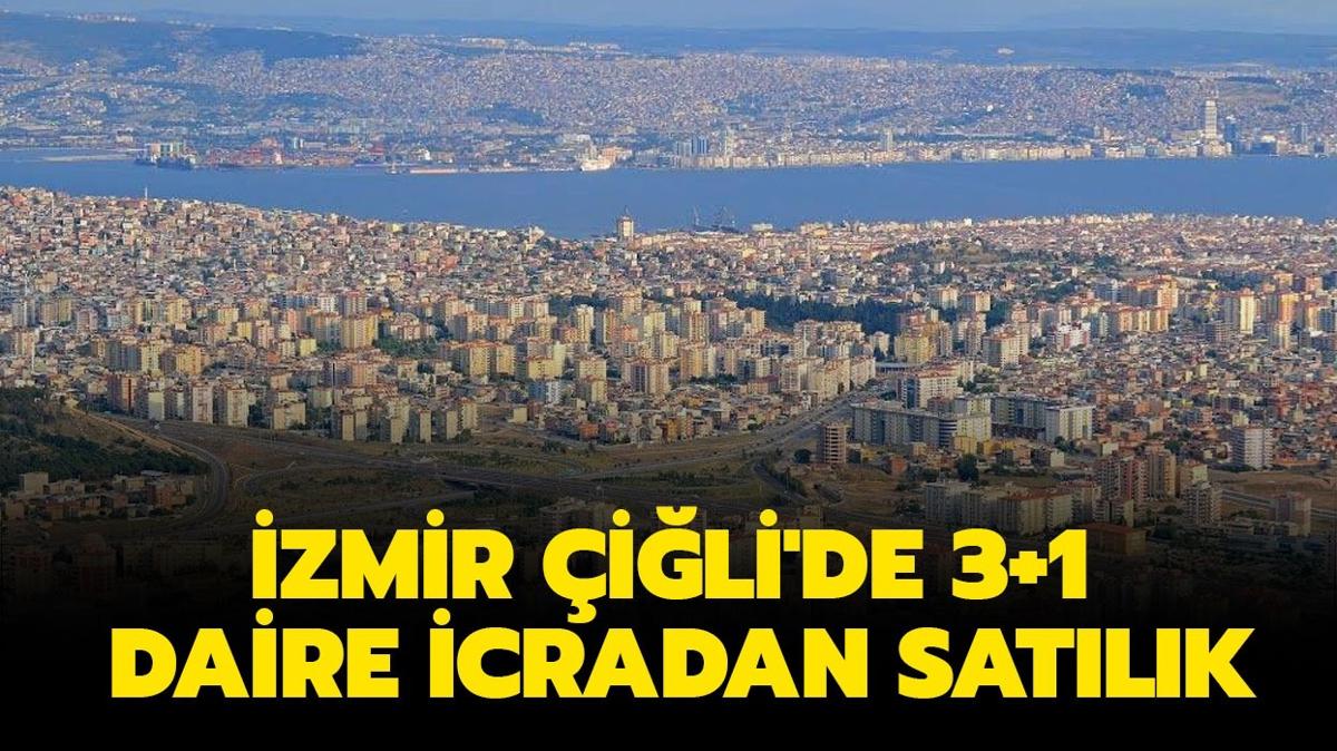 zmir ili'de 3+1 daire icradan satlk