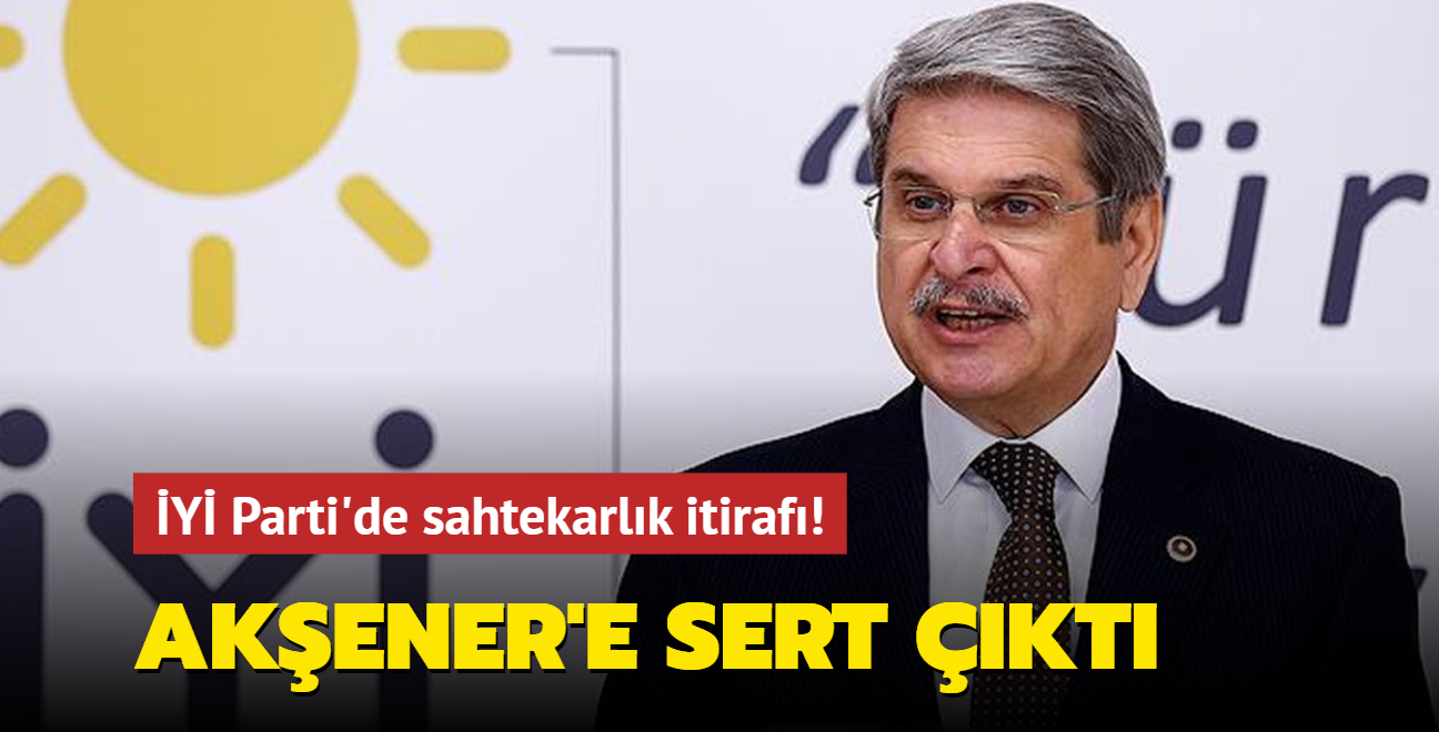 Y Parti'de sahtekarlk itiraf! Akener'e sert kt