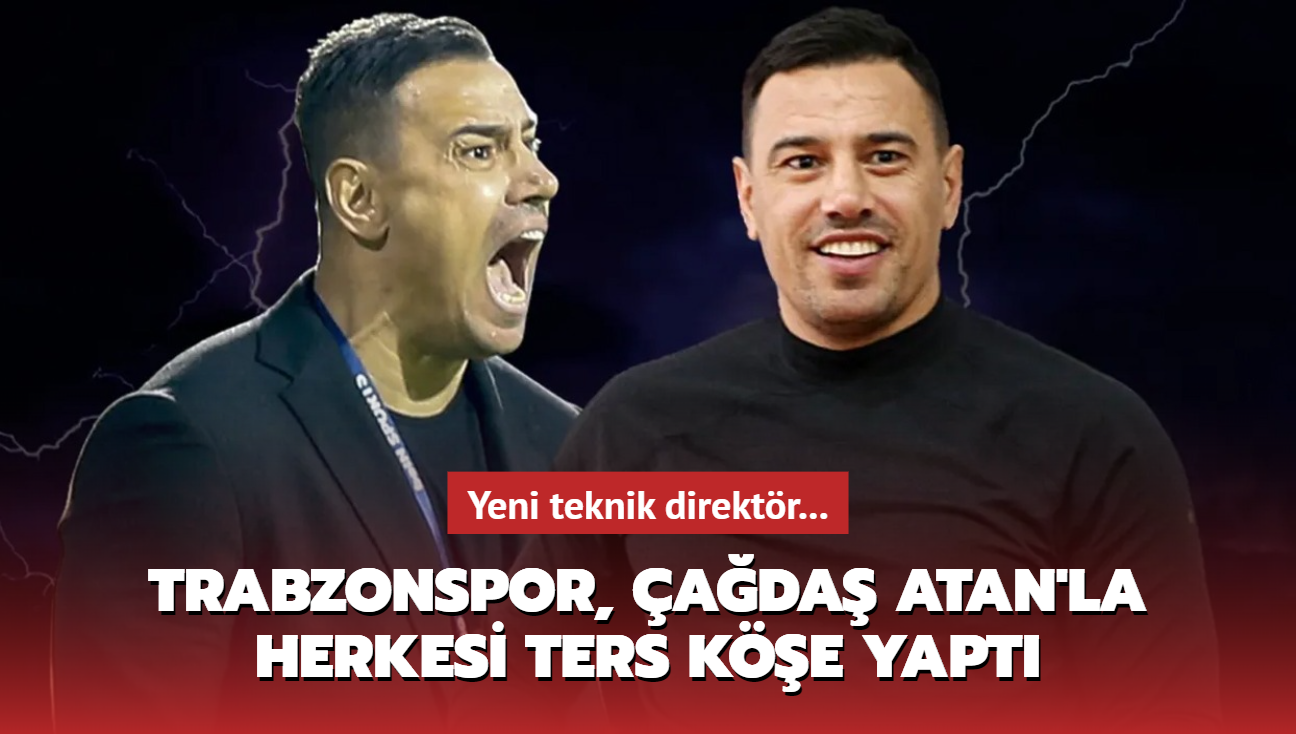 Trabzonspor, ada Atan'la herkesi ters ke yapt! Yeni teknik direktr...