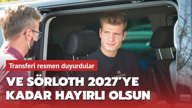 Ve Alexander Srloth 2027'ye kadar hayrl olsun! Transferi resmen duyurdular...