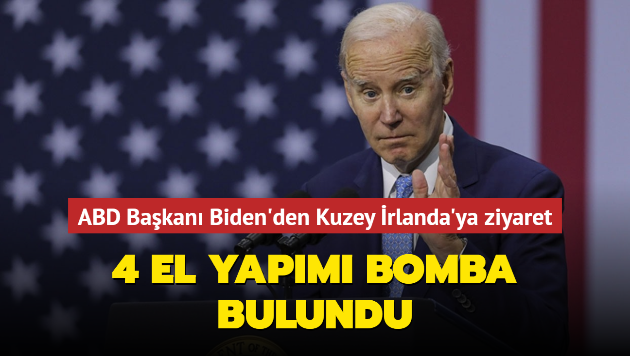 ABD Bakan Biden'in ziyareti ncesi 4 el yapm bomba bulundu