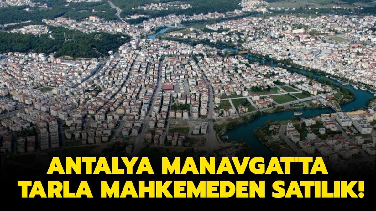 Antalya Manavgat'ta tarla mahkemeden satlk!