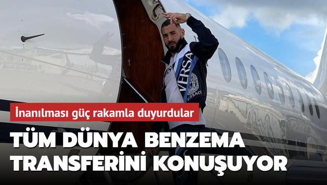 Tm dnya Karim Benzema transferini konuuyor! nanlmas g rakamla duyurdular...