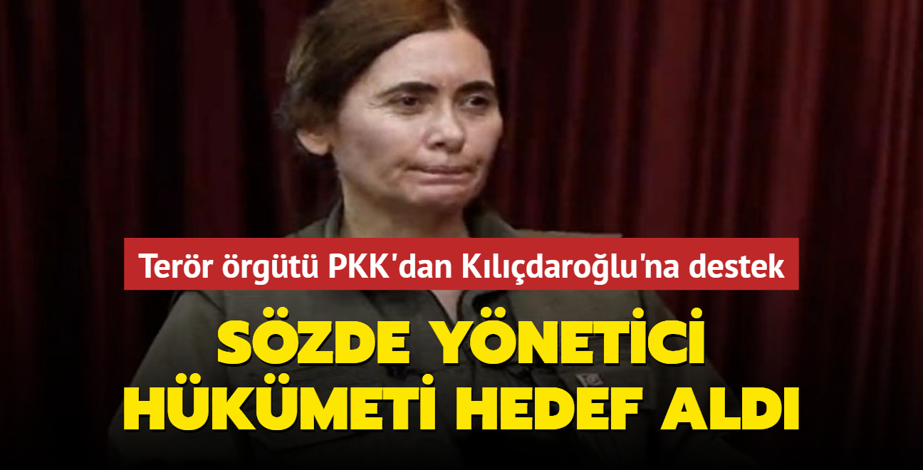 Terr rgt PKK'dan Kldarolu'na destek... Szde ynetici hkmeti hedef ald