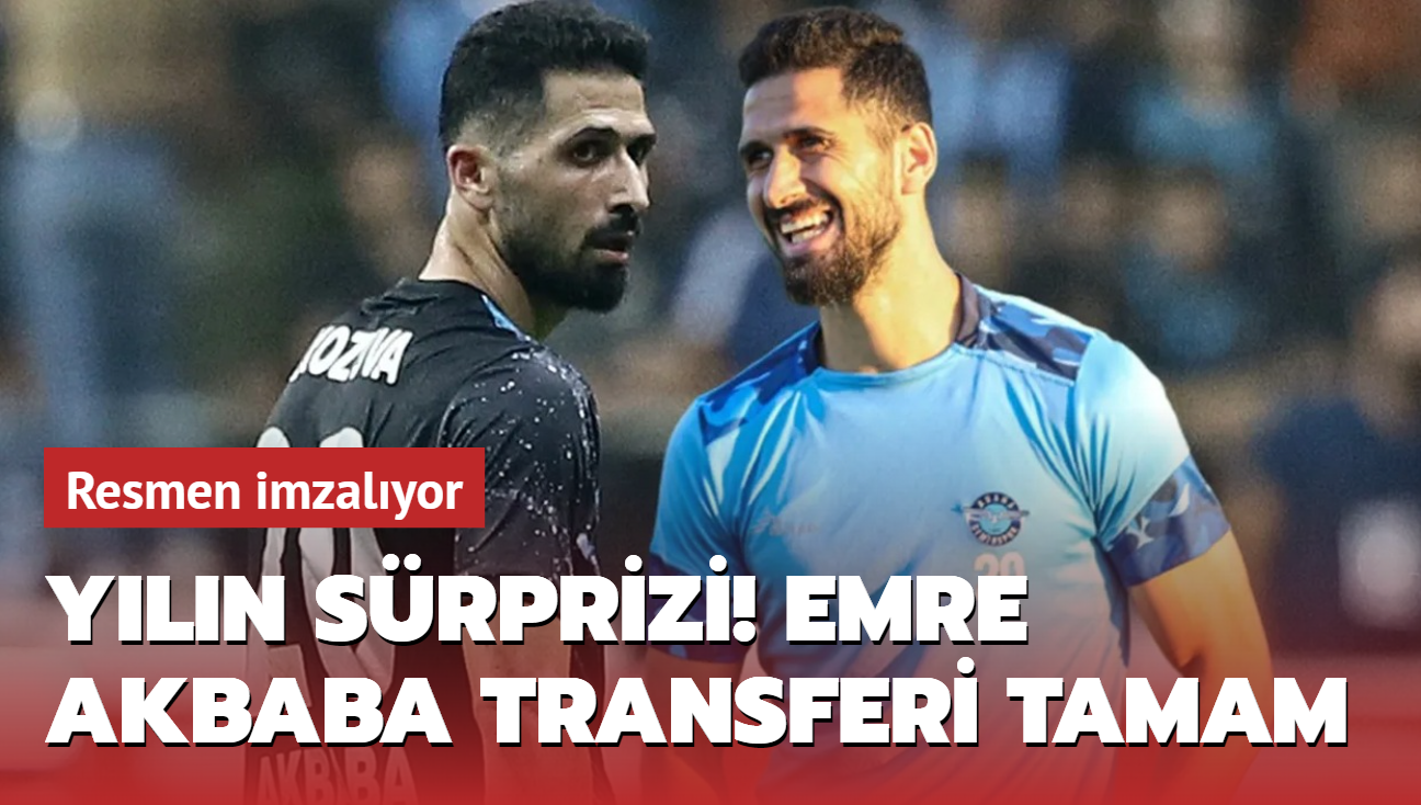 Yln srprizi! Emre Akbaba transferi hayrl olsun, resmen imzalyor