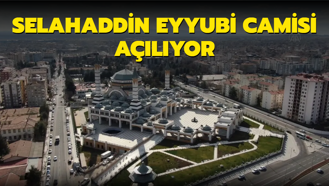 Aln Bakan Erdoan yapacak... Selahaddin Eyyubi Camisi'nde 25 bin kii ibadet edebilecek