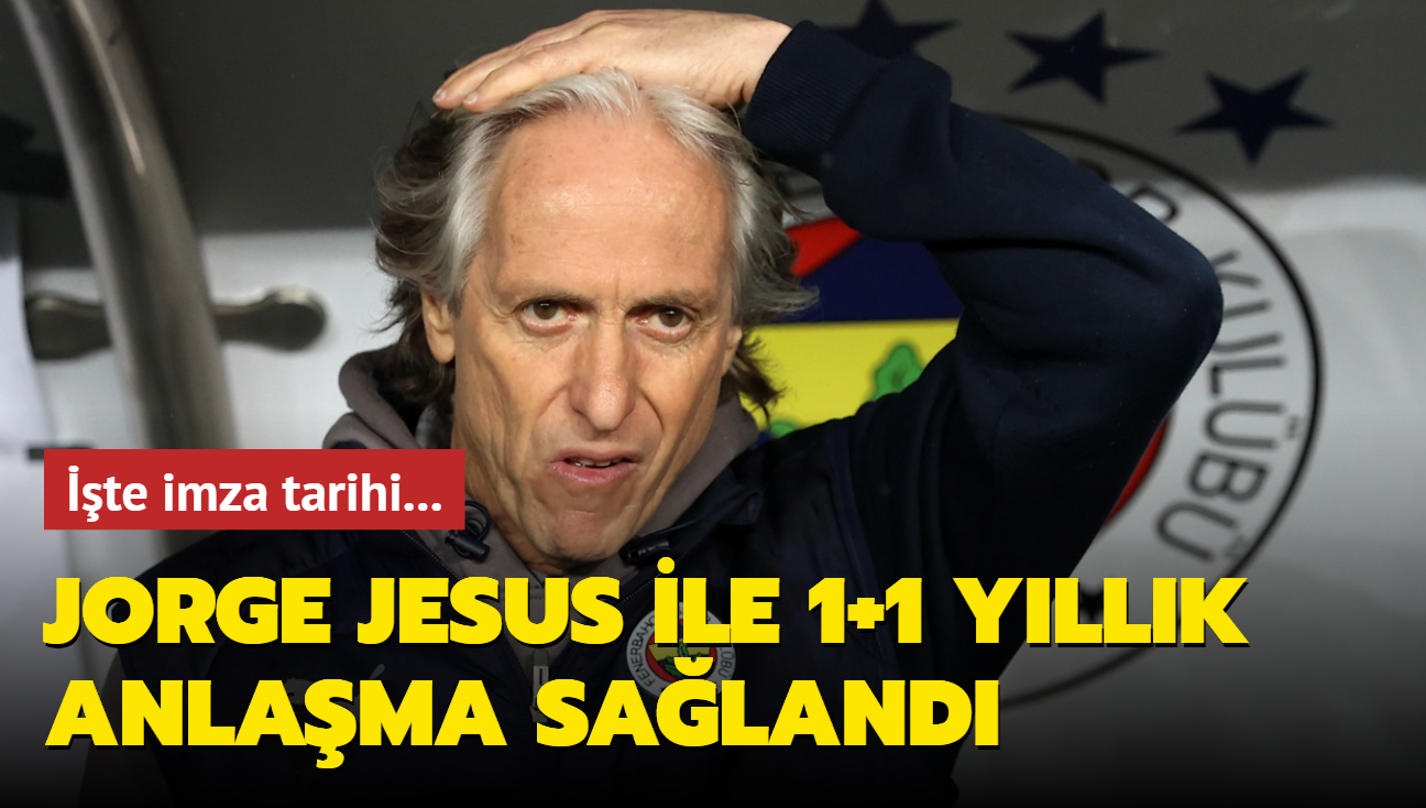 SON DAKKA! Jorge Jesus ile 1+1 yllk anlama saland: te imza tarihi...