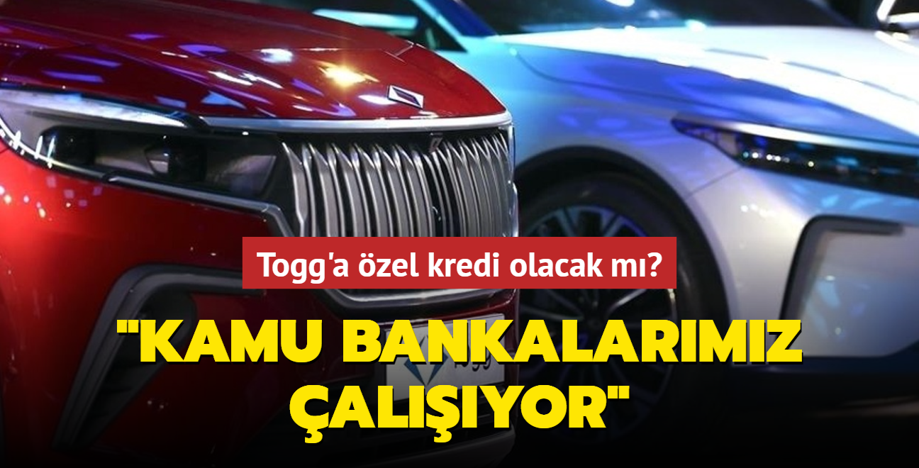 Togg'a zel kredi olacak m" "Kamu bankalarmz alyor"