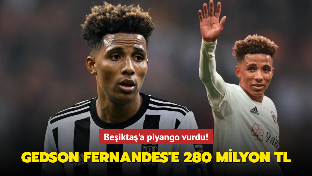 Gedson Fernandes'e 13 milyon euro! Beikta'a piyango vurdu