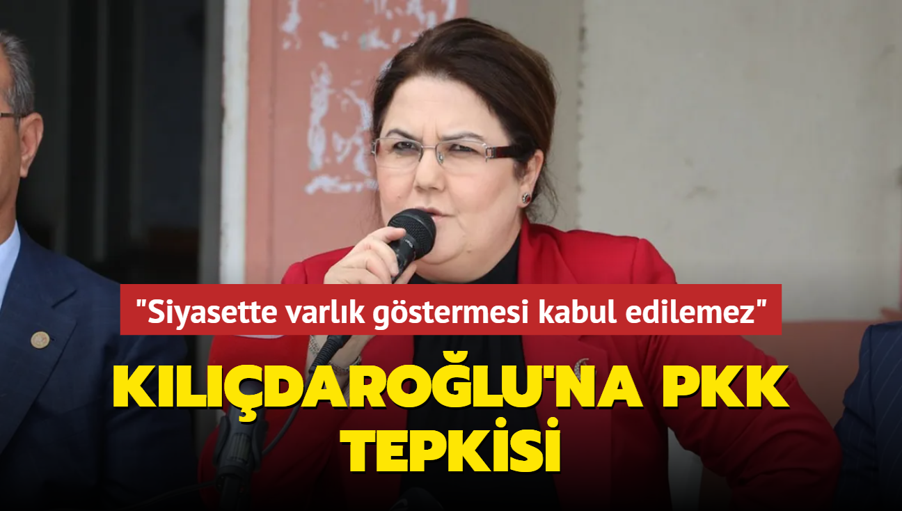 Kldarolu'na PKK tepkisi... "Siyasette varlk gstermesi kabul edilemez"