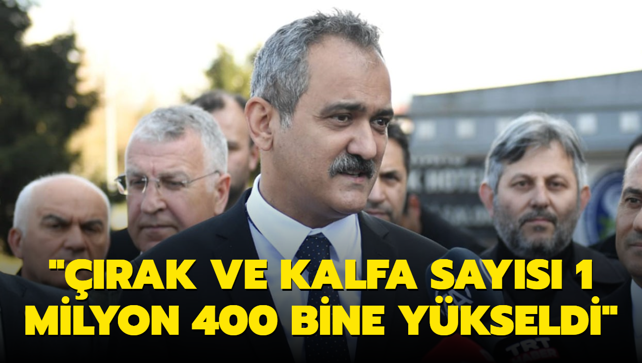 "Trkiye'deki rak ve kalfa says 1 milyon 400 bine ykseldi"